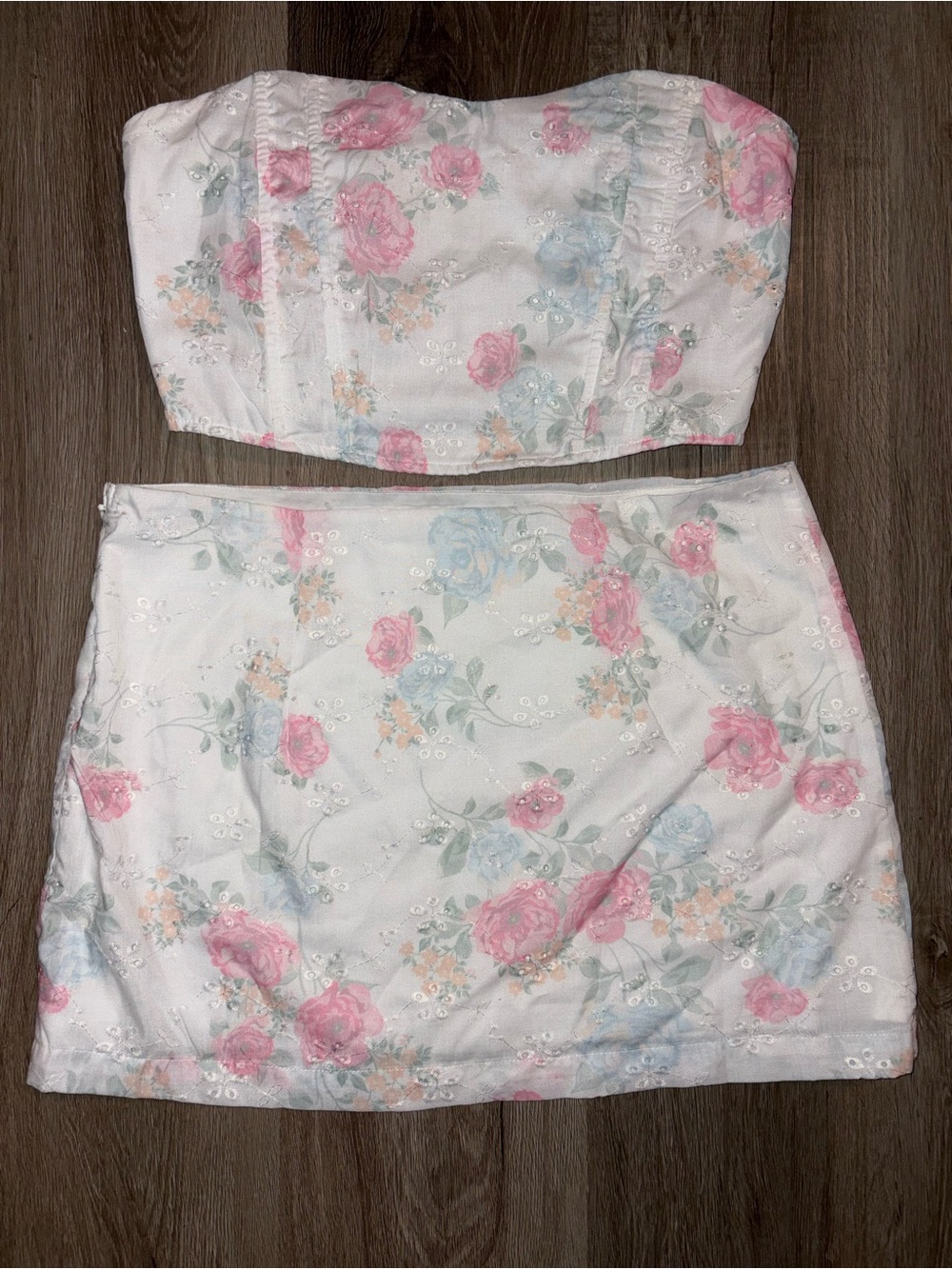 Altar'd State White Lined Two Piece Set